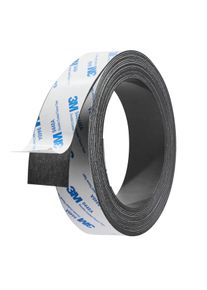 Bande magnétique adhésive, forte 30 mm | 1 mm | 5 m, noir