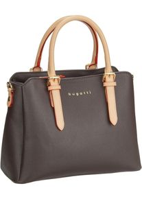 Bugatti Dames Handtas 'Ella' nude / chocoladebruin / goud One Size