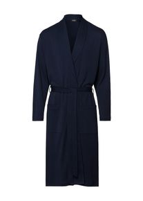 Hanro Heren Badjas kort ' Night & Day ' navy S