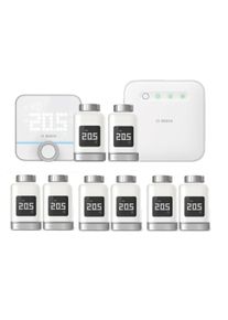 BOSCH SMART HOME Controller II + Kamerthermostaat II + 8x Radiatorknop II