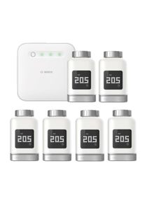 BOSCH SMART HOME Controller II + 6x Radiatorknop II