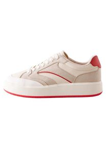 next Sneaker 'Forever Comfort' Damen beige / rot / naturweiß Größe 37.5