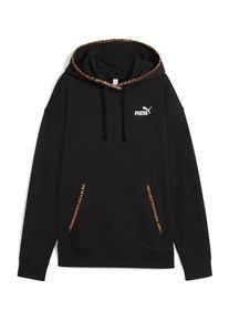 Puma Dames Sportief sweatshirt 'ESS' cognac / zwart / wit XS