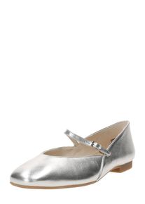 Paul Green Dames Ballerina met riempjes zilver 35.5
