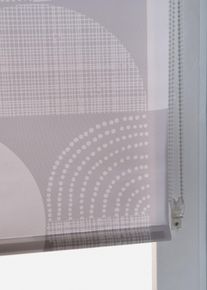 Tenda a rullo filtrante in fantasia grafica - Bianco - Taglia 1 (Alt. / largh. 150/45 cm) - bonprix