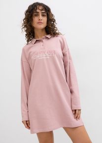 Abito in felpa di puro cotone, rosa, Taglia 46/48 (M), bonprix