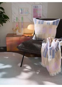 benuta Pop Pudebetræk Nico Flerfarvet/Lilla 45x45 cm Bomuld Geometrisk,Trend