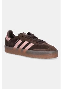 adidas Originals adidași din nubuc Sambae femei, culoarea maro, JI2744