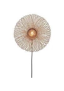 Good & Mojo Wandleuchte , Naturfarben , 40 cm , LED-Leuchtmittel austauschbar , Lampen & Leuchten, Innenbeleuchtung, Spots & Strahler, Wandstrahler