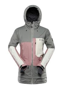 Alpine Pro Ski-/snowboardjas "Garga" grijs/lichtroze - 66% | Maat: S