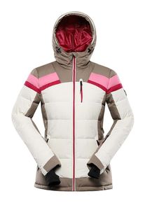 Alpine Pro Ski-/snowboardjas "Ferera" crème/meerkleurig - 78% | Maat: