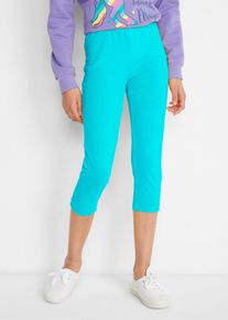 bonprix Leggings capri de mezcla de algodón orgánico elástico (2 unidades), azul, 164/170