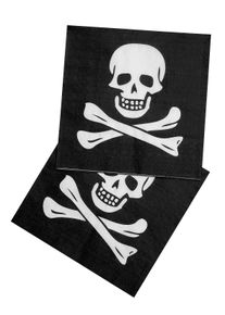 Boland Jolly Roger Piraten Servietten 12 Stück