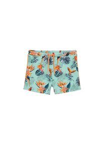 WE Fashion Pojkar Badshorts blå / pastellblå / orange Storlek 92