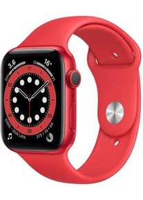 Apple Watch Series 6 Alluminio 44 mm (2020) | GPS | rosso | Cinturino Sport rosso