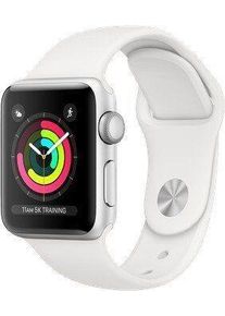 Apple Watch Series 3 (2017) | 38 mm | Aluminum | GPS | silver | Sport Band white