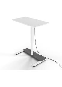 Yaasa Desk One 91 x 51 cm - Elektrisch höhenverstellbares Stehpult | Offwhite