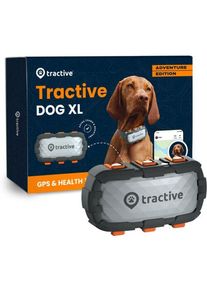 Tractive DOG XL Adventure Edition - GPS i monitor zdrowia psa wzmocniony włóknem szklanym | NIE ZAWIERA ABONAMENTU | TRDOG4XLRUG | szary