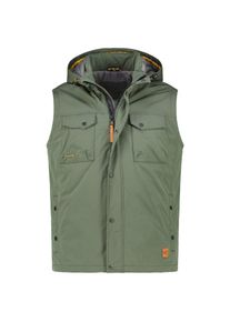 Camel Active Outdoor-Weste mit Kapuze, Grün, 60