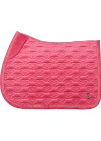 PS of Sweden Saddle Pad Velvet Monogram FW24, Jumping Saddle Pad
