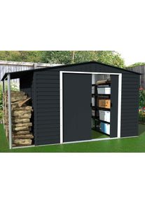 Duramax metalen gereedschapsschuur Alpine 3 x3m met verlenging