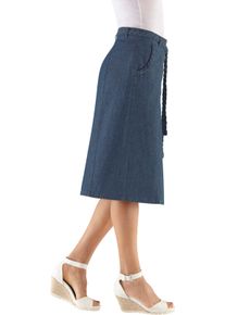 Damer Jeanskjol blue-stone-washed Gr&ouml;&szlig;e 46