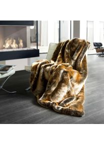 Star Home Textil Couverture en fausse fourrure de zibeline, Couverture