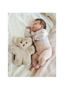 Teddybeer van schapenvacht, taupe