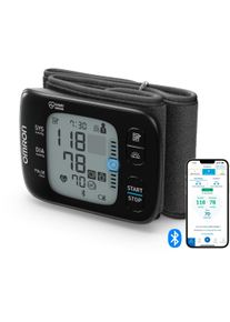 Omron Handgelenk-Blutdruckmessgerät »RS7 Intelli IT (HEM-6232T-D)« mit LED Positionierungssensor und BT-Funktion, mit kostenloser App in schwarz