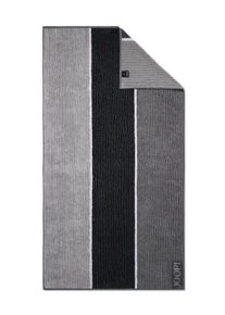 JOOP! Serviette de douche 'Lines' Homme gris taille One Size