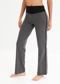 Katoenen sportbroek met stretch - grijs - maat 56/58 (3XL) - met katoen - bonprix