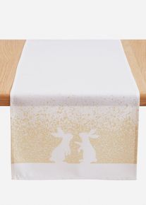 Tafelloper - wit - maat 180x30 cm - bonprix