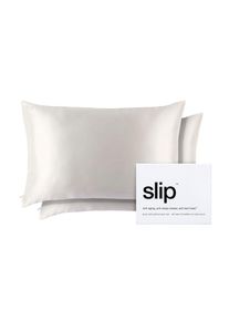 Slip - Coppia di Federe Queen in Pura Seta - bianco Cuscini 1 pieces unisex