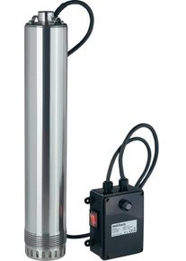 Renkforce 1210395 Tiefbrunnenpumpe Wasserpumpe Brunnenpumpe 4500l/h 60m 230V 900W silber