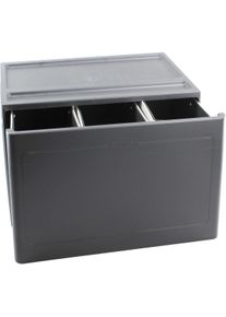 Blanco Botton Pro 60/3 Abfallsystem Einbaumülleimer Küchen-Mülleimer 39 Liter schwarz