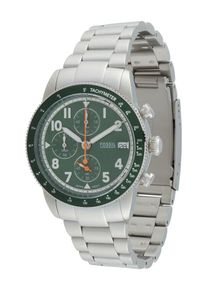 Fossil Dames Analoog horloge 'SPORT TOURER' donkergroen / zilver One Size
