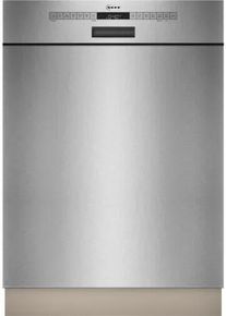 Neff S125ECS15E N50 Unterbau-Geschirrspüler, 60 cm breit, 14 Maßgedecke, AquaStop, Besteckschublade, Open Dry, Kindersicherung, Edelstahl