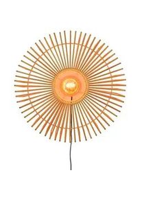 Good & Mojo Wandleuchte , Naturfarben , Holz , Bambus , 60 cm , LED-Leuchtmittel austauschbar , Lampen & Leuchten, Innenbeleuchtung, Spots & Strahler, Wandstrahler