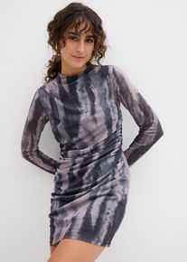 Figurbetontes Shirtkleid, schwarz, Größe 32/34 (XS), bonprix