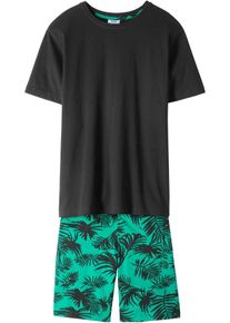 Shorty (2-tlg. Set) - schwarz - Größe 176/182 mit Baumwolle- bonprix
