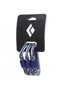 Black Diamond Liteforge Screwgate 3 Pack Screwgate carabiner grey