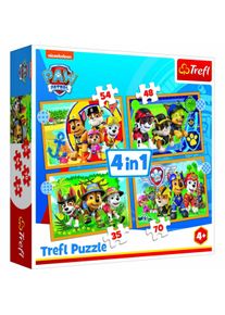 Trefl Puzzle Prázdniny Labková Patrola/Paw Patrol, 28,5 x 20,5 cm