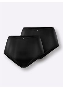 Dames Heupslip in zwart ,maat 36/38, WITT, 65% Polyamide, 21% Elastan, 14% Katoen