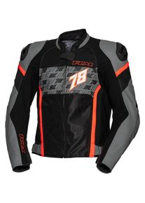 FLM Mugello Air Leder-/Textiljacke schwarz/rot 56 Herren
