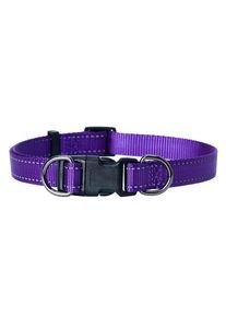 Dogman Nylon Hundehalsband Iris Lila Klein 10mmx22-35cm
