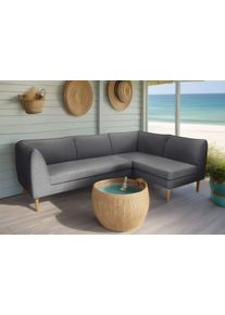 DOMO collection Ecksofa »Filho, individuell erweiterbar«, L-Form für Terrasse, Garten und Balkon, speziell für Outdoor