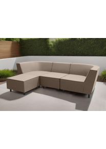 DOMO collection Ecksofa »Sonna, individuell zusammenstellbar L-Form«, Gartenlounge-Set oder Einzelelemente, Outdoor