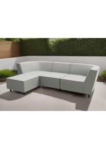 DOMO collection Ecksofa »Sonna, individuell zusammenstellbar L-Form«, Gartenlounge-Set oder Einzelelemente, Outdoor