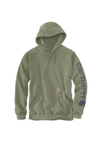 Carhartt Sleeve Logo Hooded Sweatshirt Hoodie Heren (M |olijfgroen)