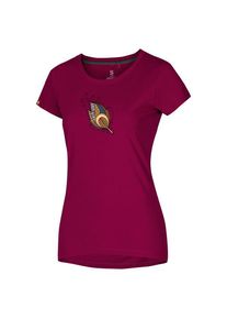 Ocun Womens Classic T Blossom-Art T-shirt Dames (M |purper)